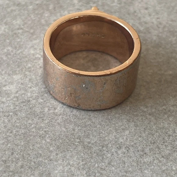 Coach Rose Gold Turnlock Ring - Picture 4 of 6